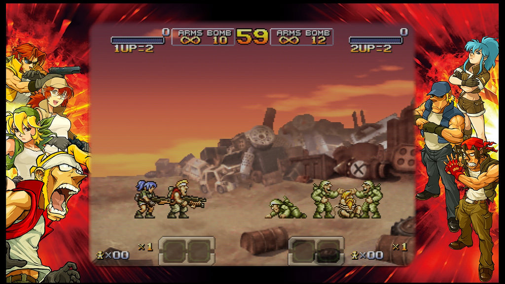 Metal Slug XX: Arcade Scanlines