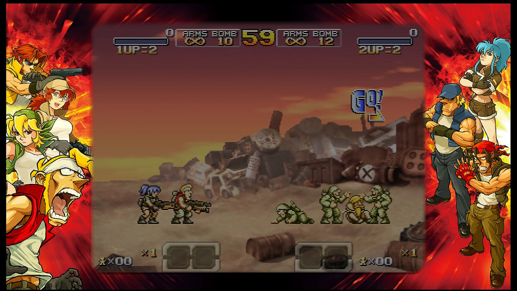 Metal Slug XX: TV Scanlines